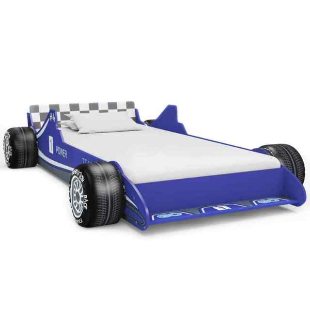 Children's Race Car Bed 90x200 Cm Blue Vidaxl