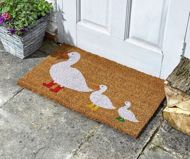 Decoir Mat - Ducks In Boots - Door Mat, Doormat, Slip-resistant,