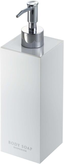 Yamazaki Two-way Dispenser Mist Square Body Soap White 7896 (bottle