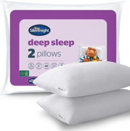Silentnight Deep Sleep Pillows 2 Pack – Medium Support Comfortable