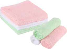 6 Pack Flannel Face Cloth, 12 X 12 Inch Soft Bamboo Face Cloth Face
