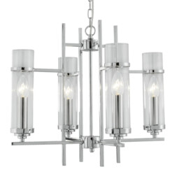 Ceiling Light Silver Milo 4 Chrome Searchlight 3094-4cc