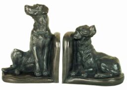 Labrador Bookend Sculptures