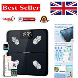 High Precision Body Composition Scale - 400 Lb, 0.05 Lb Accuracy, App