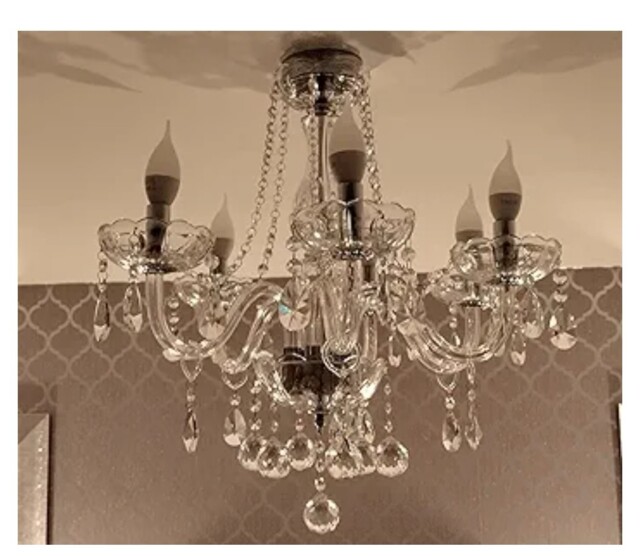 Maria Theresa 5 Rm Crystal Chandelier, Brand In Box