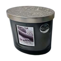 Heart & Home Ellipse Twin Wick Soy Wax Candle - Cashmere 00276260324