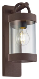 Wall Light Brown Sambesi Ip44 Rusty Photocell Trio 204160124