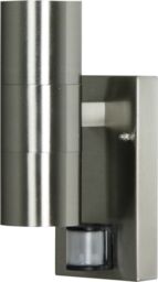 Wall Light Stainless Steel With Pir Sensor Pathway Garden Luxform