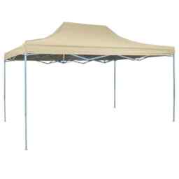 Foldable Tent Pop-up 3x4.5 M Cream White Vidaxl