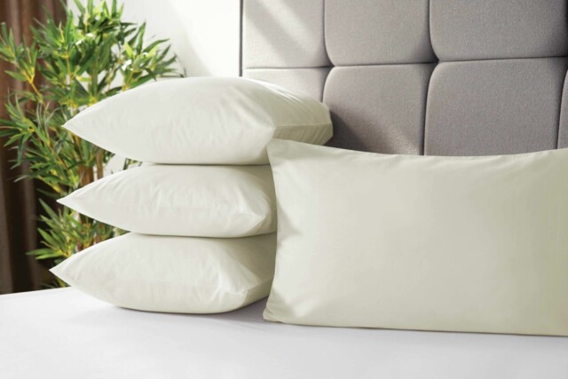 4 Pack Pillowcases 100% Cotton ( Percale)