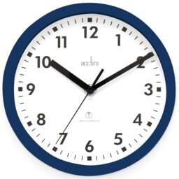 74669 Nardo 20cm Radio Controlled Midnight Blue Wall Clock