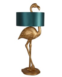 Palazzo Int Flamingo Floor Lamp Luxury Art Deco Tropical Gold E27, 142