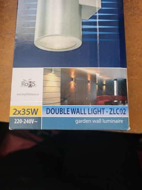 Long Life Lamp Company Zlc02 Outdoor 2 X Up And Down Wall Light