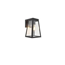 Fia Solar Motion Detector Outdoor Wall Light 6990901012 Black