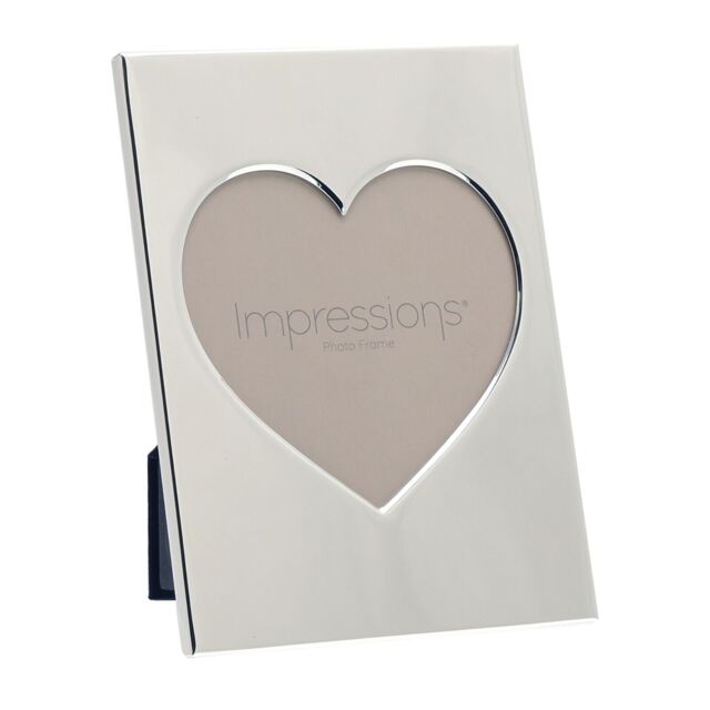 "Personalised 3.5"" X 3.5"" Heart Shaped Engraved Anniversary Compact"