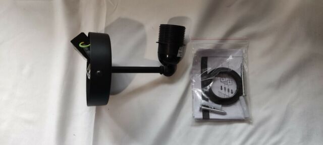 Cambourne Matt Black 1 Way Steam Punk Retro Wall Light