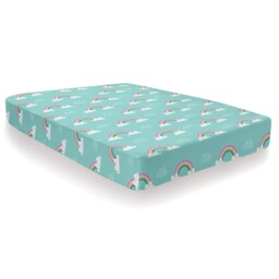 Bedlam Rainbow Fitted Sheet Single 190 X 90 X 25cm Sheet, Multi