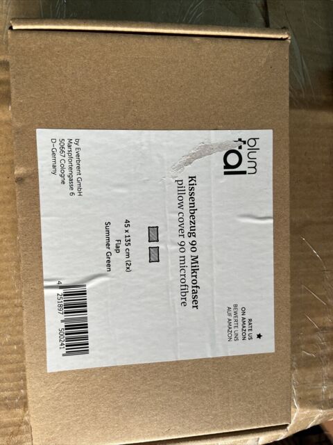 Blumtal Microfibre Pillow Cases 2 Pack Flap 45 X 185 Cm Brand Summer