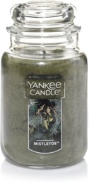 Yankee Candle Mistletoe Paraffin Wax Green Classic Large Jar 22 Oz