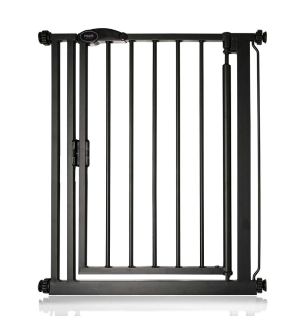 Pressure Fit Self Closing Stair Gate, Narrow, 68.5cm - 75cm, Matt