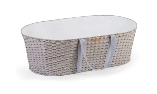 Childhome Moses Basket (mattress Included) – Grey