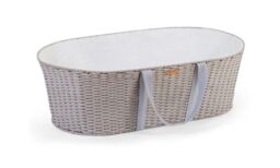 Childhome Moses Basket (mattress Included) – Grey