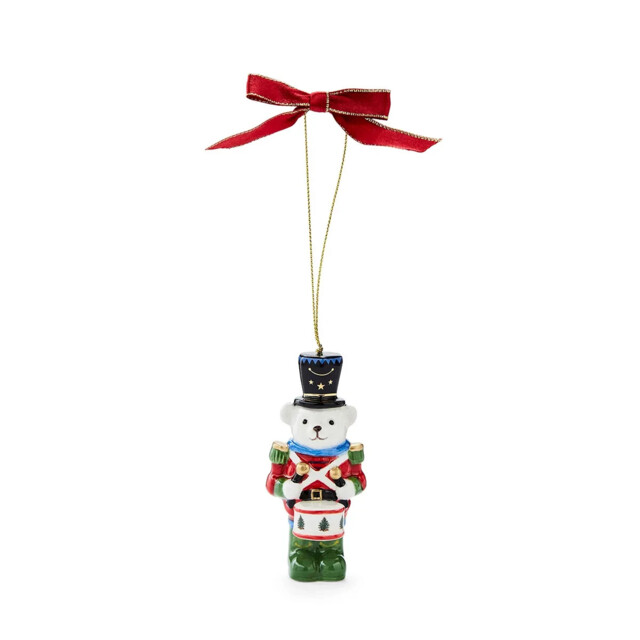 Spode Christmas Tree Teddy Bear Nutcracker Ornament Xtfi9228-xp