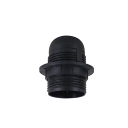 E27 Lamp Holder Black 12cm Metal Heat-resistant Plastic Pendant Socket
