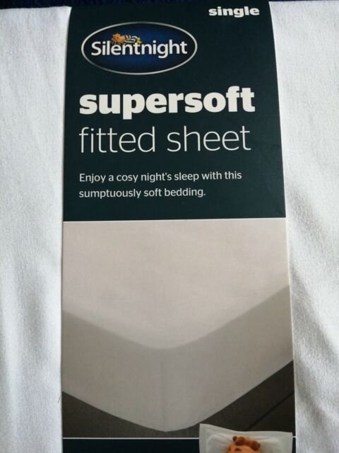 Silentnight Super Soft Single Fitted Sheet Brand