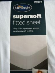 Silentnight Super Soft Single Fitted Sheet Brand