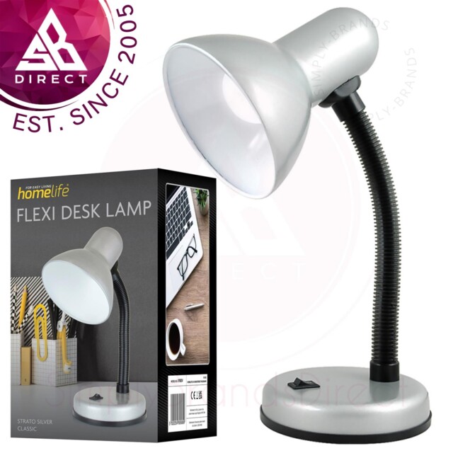 Lloytron Desk Lamp Bulb│integral On/off Switch, Versatile Flexible