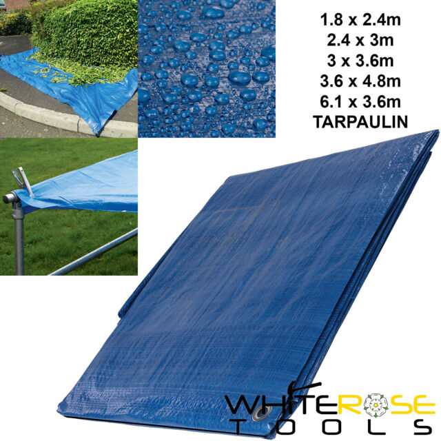 Silverline Tarpaulin Sheet Waterproof Garden Furniture Cover Camping