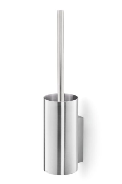 Zack Linea Wall-mounted Toilet Brush - 40381 - Brushed Stainless Steel