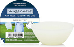 Yankee Candle Wax Melts - Clean Cotton - Up To 8 Hours Of Fragrance -