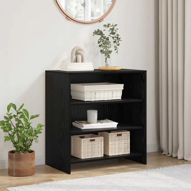 Sideboard Black 70 X 41 X 75 Cm Engineered Wood Vidaxl