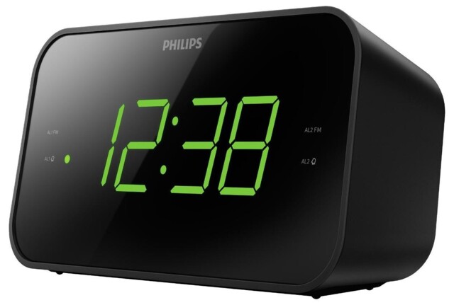 Clock Radio With Digital Tuning, Black - Tar3306/12