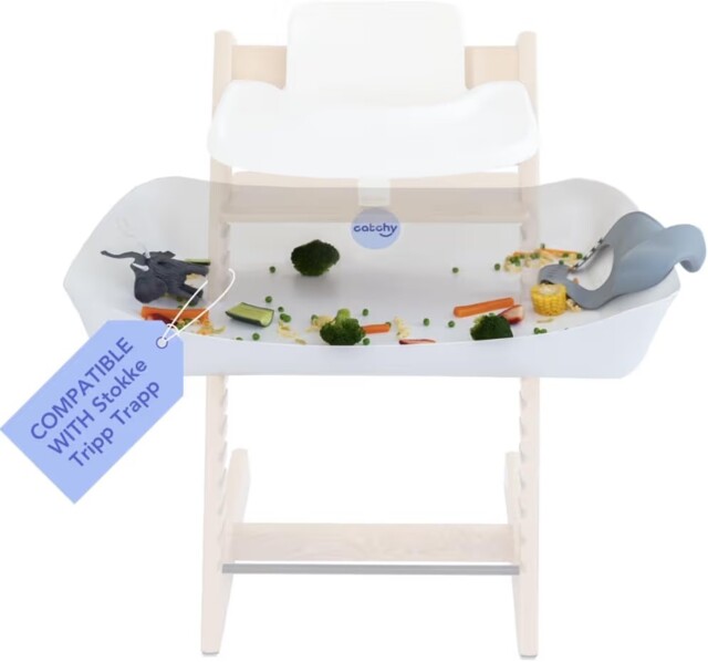 Catchy High Chair Food Catcher - Compatible With Stokke Tripp Trapp