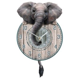 Animal Tail Wagging Tickin' Pendulum Wall Clock