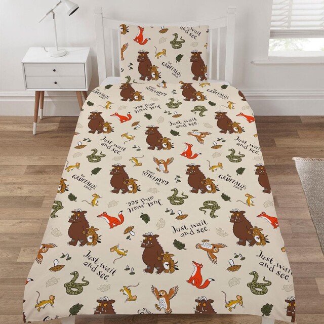 Kids Gruffalos Child Bedding Set Single Duvet Cover With Pillowcase