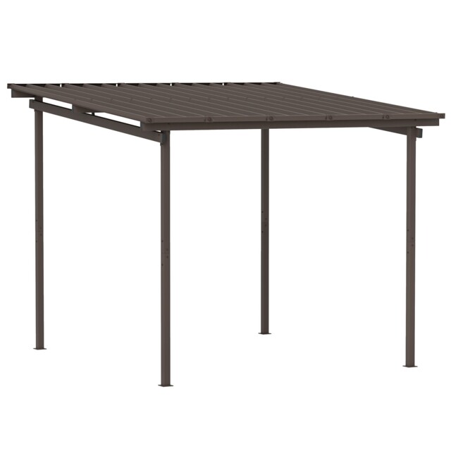 Outsunny 3 X 3(m) Waterproof Metal Pergola Easy To Assemble Lean To