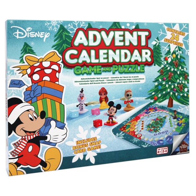 Disney Advent Calendar Game And Puzzle - Fun Board Game With 24