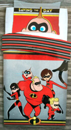 Disney Incredibles Single Duvet Quilt Cover Set Boys Kids Childrens