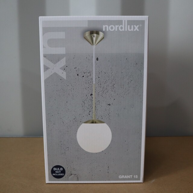 Nordlux Grant 15 Brass Pendant Ceiling Light 2020553035 - Uk Seller