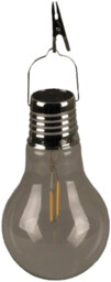 Luxform Lighting Garden Outdoor Led Solar Hanging Filament Glass Bulb