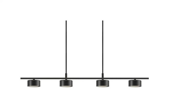 Ceiling Light Black Clyde 4 Led Bar Pendant Moodmaker Nordlux