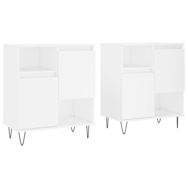 Sideboard Storage Cupboard Highboard Home Side Cabinet Engineered Wood
