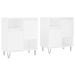 Sideboard Storage Cupboard Highboard Home Side Cabinet Engineered Wood