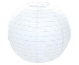 White Paper Round Ball Lampshade - Hanging Ceiling Lantern Light Large