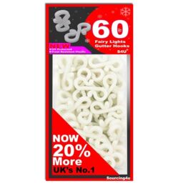 Christmas Light Gutter Hooks X60 Outdoor Xmas Fairy Lights Clips