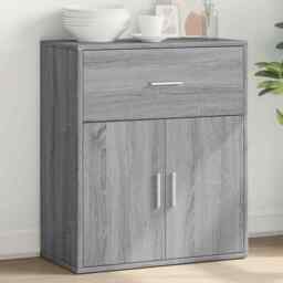 Sideboard Grey Sonoma 60x31x70 Cm Engineered Wood Vidaxl